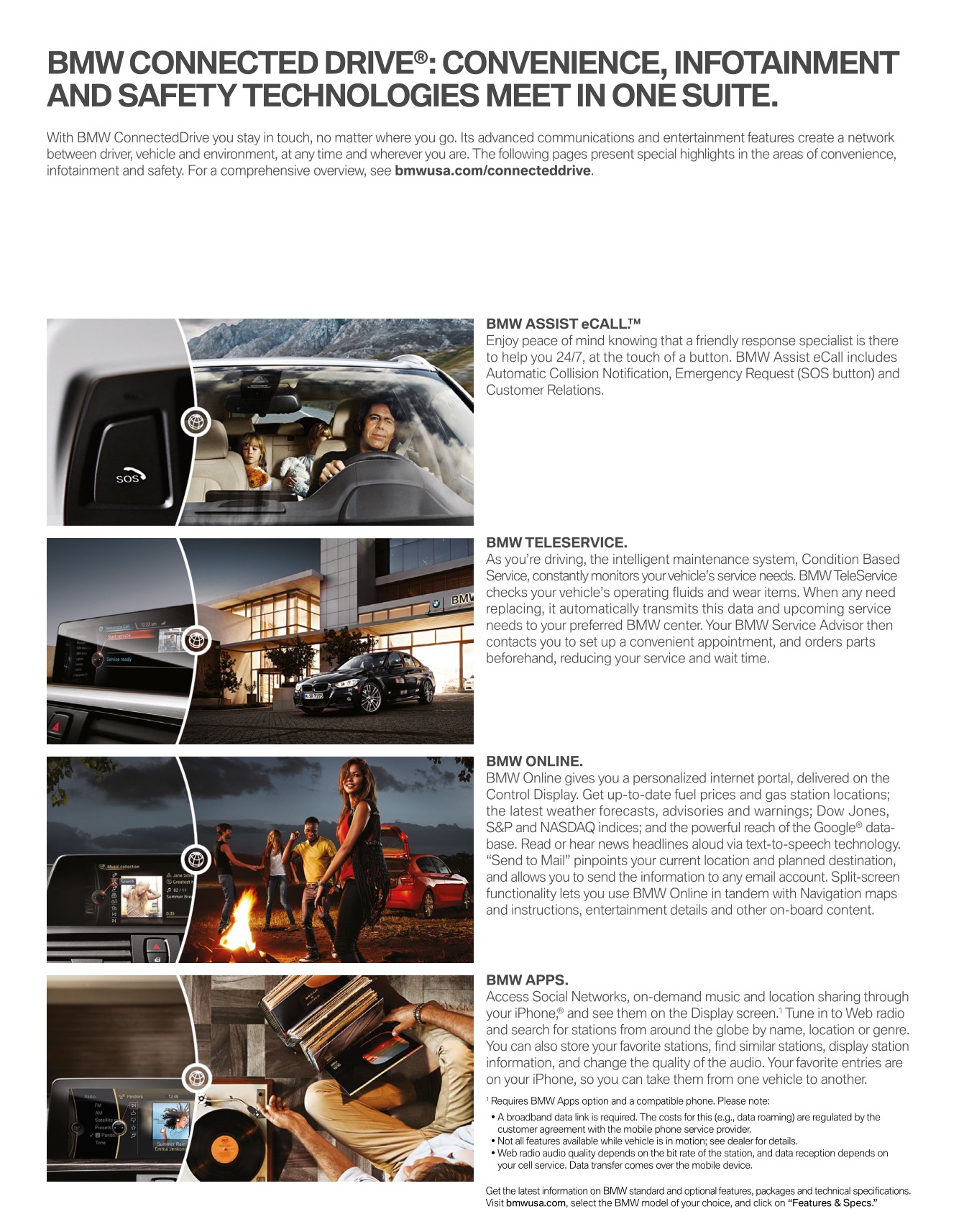 2014 BMW 3-Series Sedan Brochure Page 4